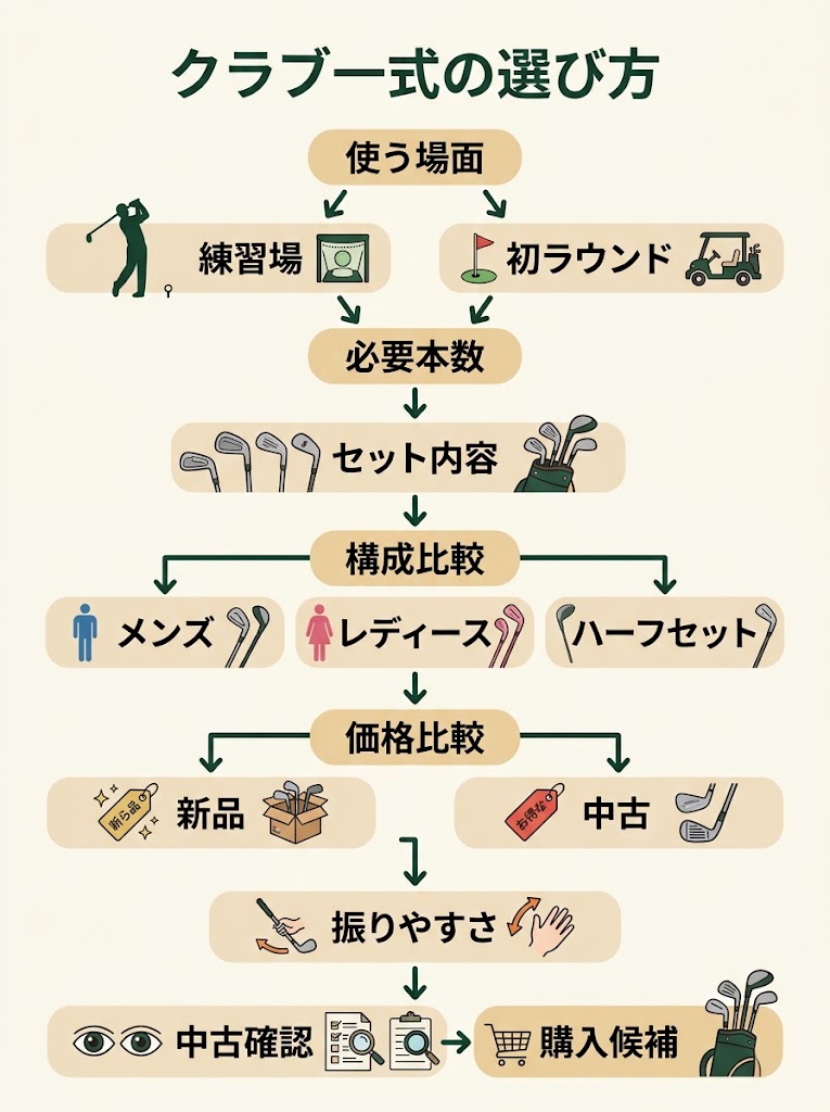 クラブ一式の選び方