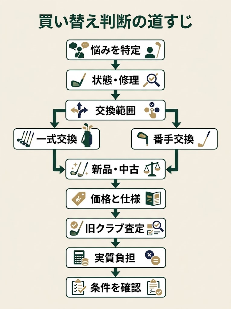 買い替え判断の道すじ